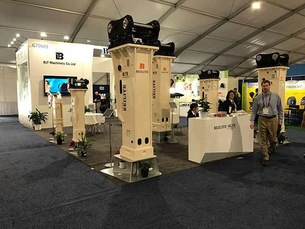  Wenling City, BEILITE bring a grand debut Las Vegas Construction Machinery Exhibition