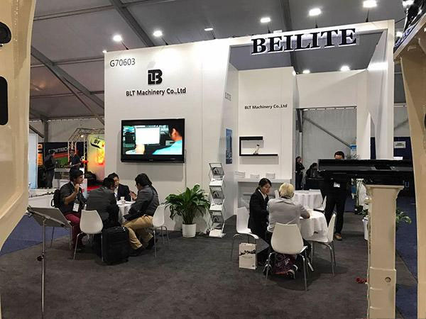 Wenling City, BEILITE bring a grand debut Las Vegas Construction Machinery Exhibition